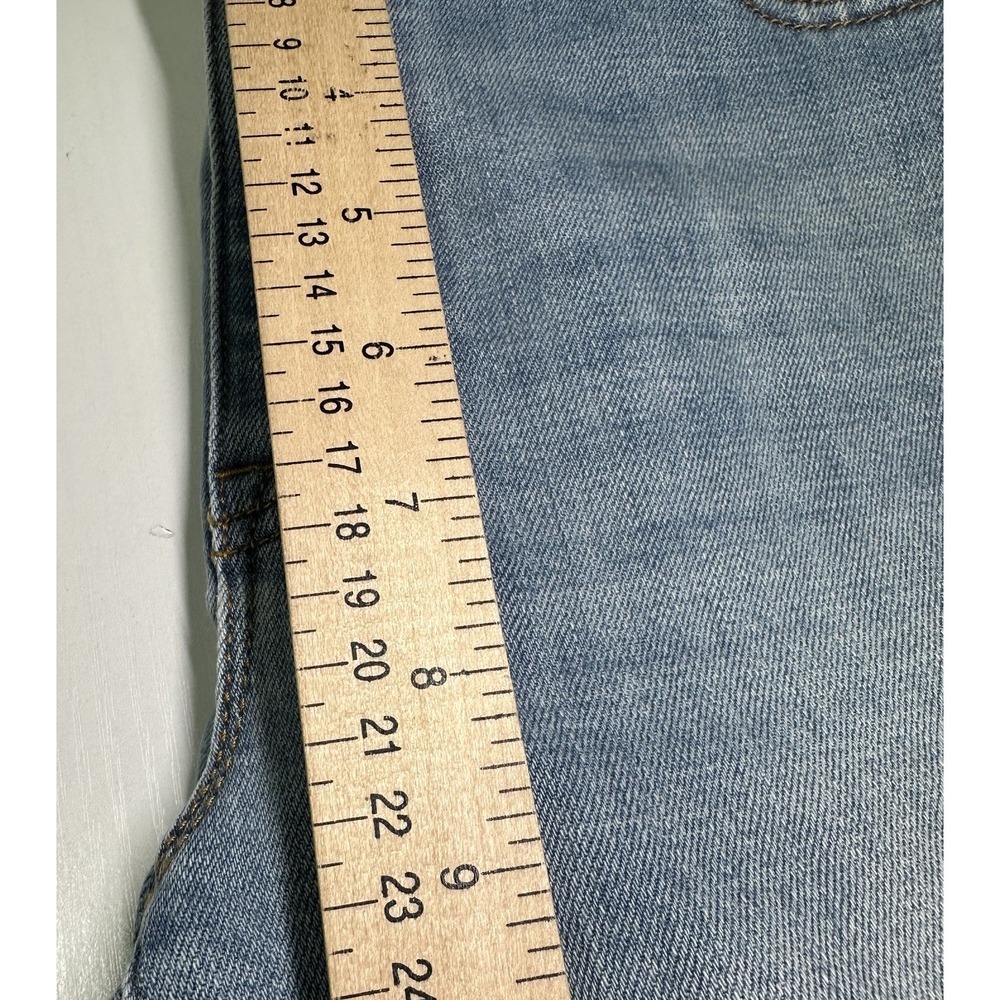 Talbots Flawless Girlfriend Denim Shorts Women's Size 6 Blue Stretch 5 Pockets - Picture 7 of 9